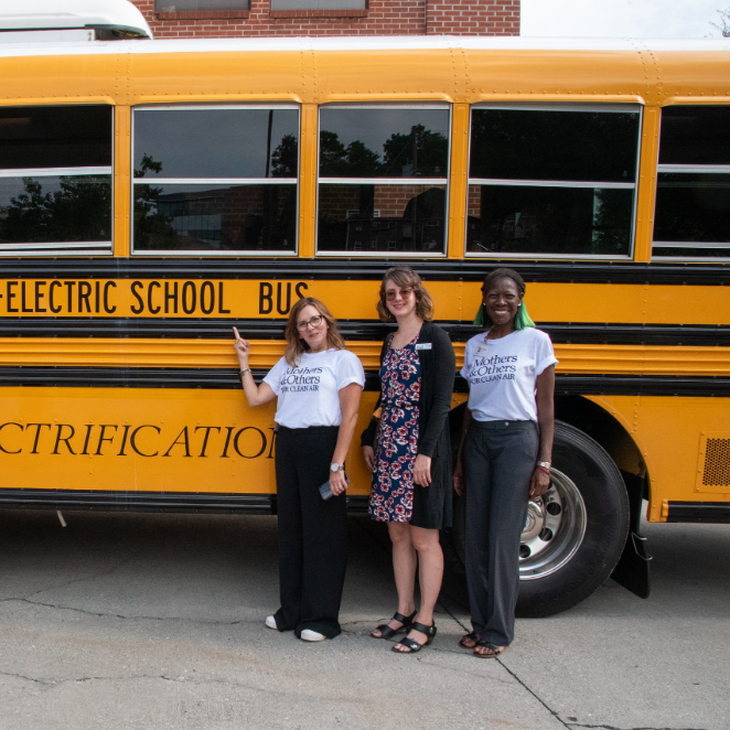 Mothers & Others for Clean Air push for electric school buses in Georgia