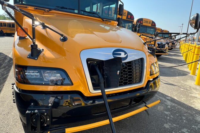 New electric buses to help Bibb students’ health and the environment, leaders say