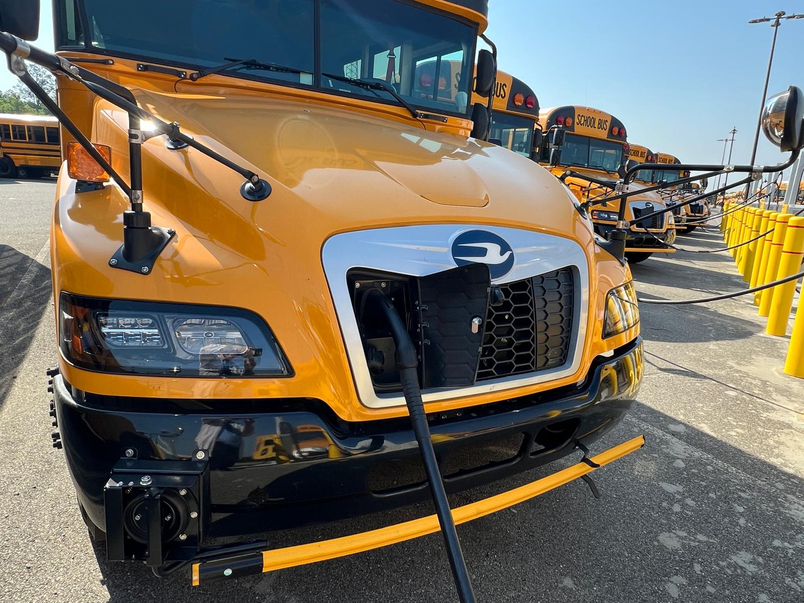 New electric buses to help Bibb students’ health and the environment, leaders say